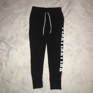 VS Pink jogger sweatpants